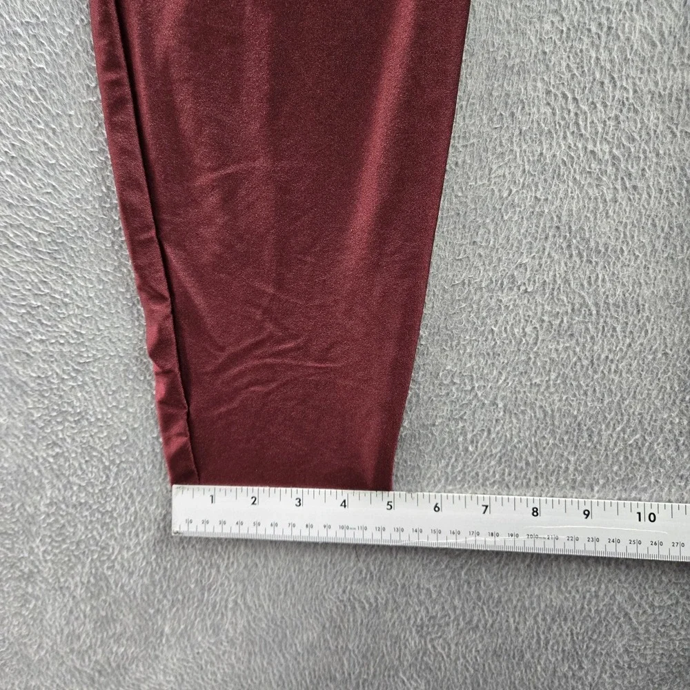 Torrid Women Activewear Pants 2 Red Nylon Spandex Legging Yoga Scrunch‎